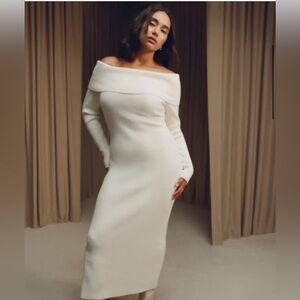 Abercrombie Off the Shoulder Sweater Dress